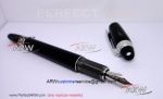 Perfect Replica Montblanc Starwalker Stainless Steel Clip Black And Gray Fountain Pen